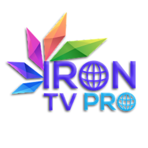Logo officiel Iron TV Pro en couleurs sur fond transparent